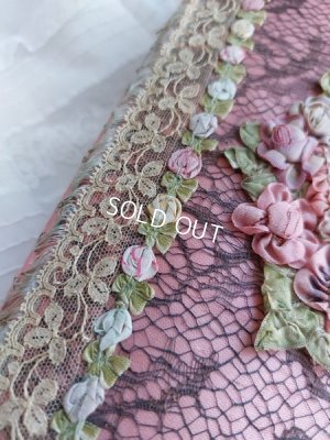 画像5: アンティークロココリボン刺繍ボックス