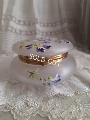 画像6: アンティークガラスパウダージャー