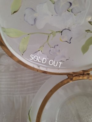 画像14: アンティークガラスパウダージャー