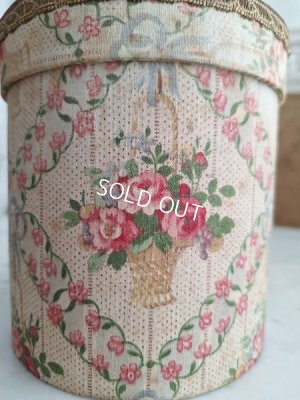 画像2: 花かご柄カルトナージュボックス