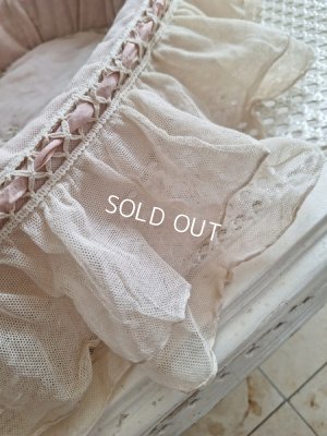 画像8: アンティークレース装飾バスケット