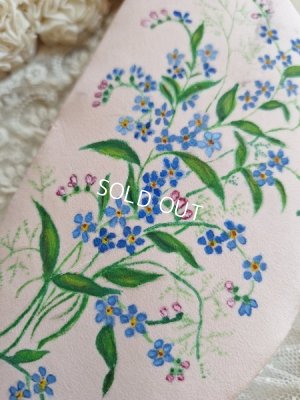 画像2: アンティーク勿忘草柄ボックス