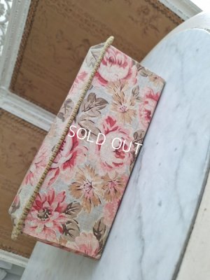 画像5: ローズ柄引き出し付カルトナージュボックス