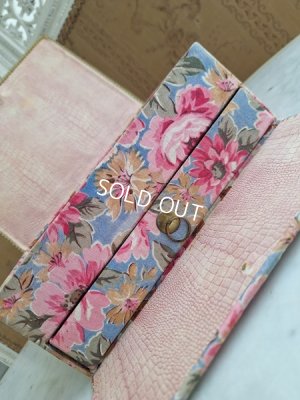 画像10: ローズ柄引き出し付カルトナージュボックス