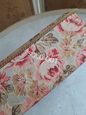 画像14: ローズ柄引き出し付カルトナージュボックス