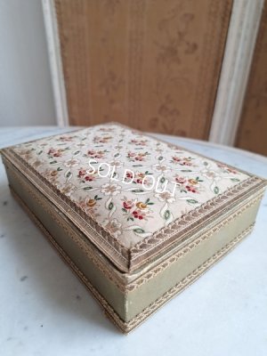 画像5: アンティーク花柄ボックス