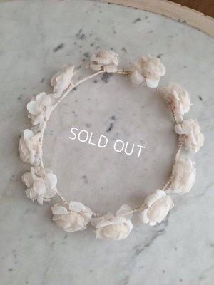 画像6: アンティーク布花冠