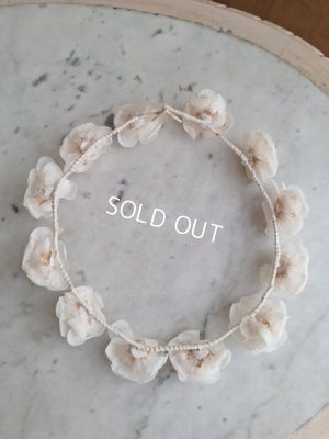 画像9: アンティーク布花冠