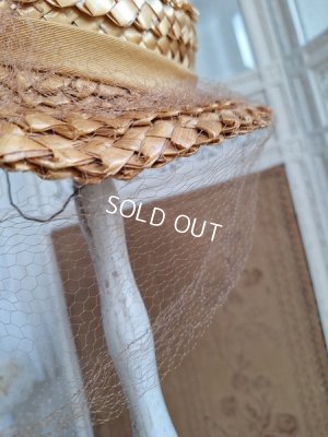 画像3: 布花付チャイルド麦わら帽子