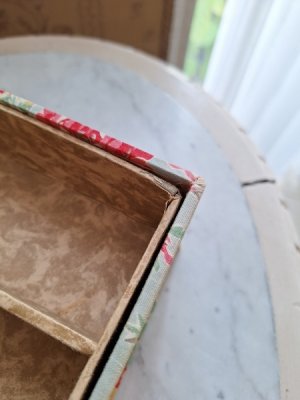 画像21: アンティークカルトナージュボックス