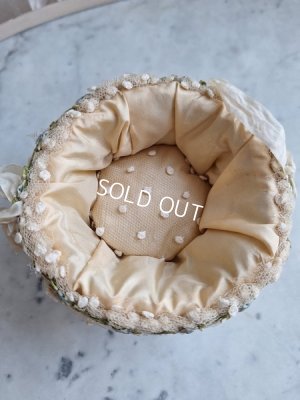 画像12: アンティークレースバスケット