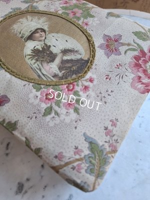 画像12: アンティークカルトナージュボックス