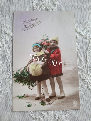 画像12: アンティークシルバーヤドリギレリーフ指貫