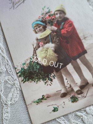 画像13: アンティークシルバーヤドリギレリーフ指貫