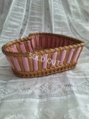 画像7: アンティークリボン装飾バスケット