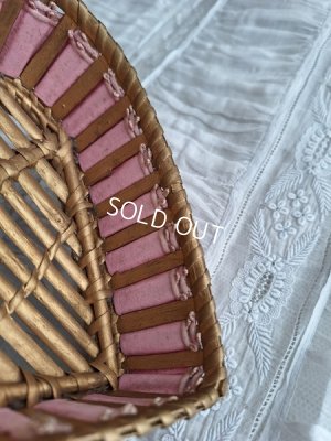 画像10: アンティークリボン装飾バスケット