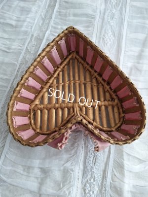 画像14: アンティークリボン装飾バスケット