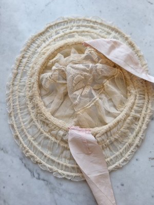 画像9: アンティークレースボネ