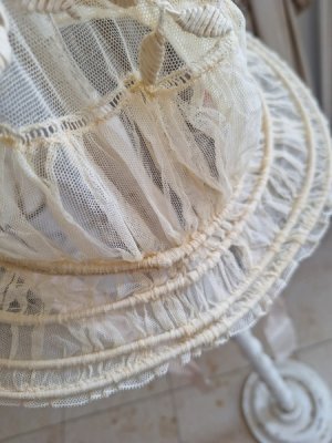 画像14: アンティークレースボネ