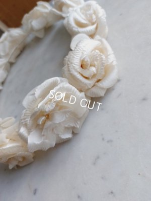 画像4: アンティーク布花冠　