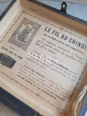 画像11: アンティークFil au chinois巻き糸ボックス
