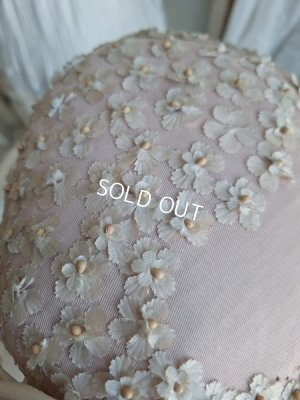 画像2: アンティーク布花ハット