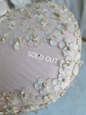 画像10: アンティーク布花ハット