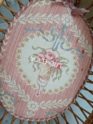 画像3: アンティーク花かご柄バスケット