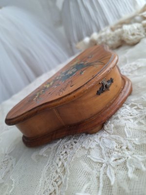 画像6: ピンククッションすみれとミモザ柄モシュリンヌボックス