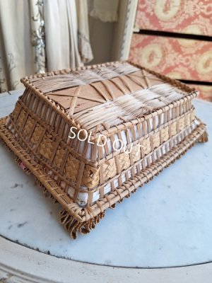 画像8: フレンチファブリック装飾バスケット