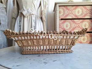 画像12: フレンチファブリック装飾バスケット