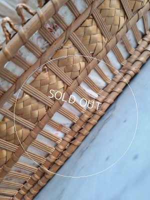 画像20: フレンチファブリック装飾バスケット