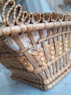 画像17: フレンチファブリック装飾バスケット