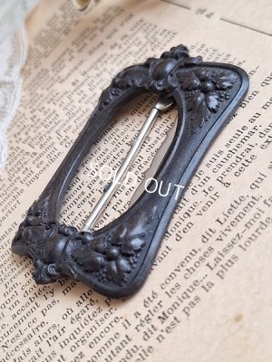 画像12: ナポレオン三世エボナイトバックル