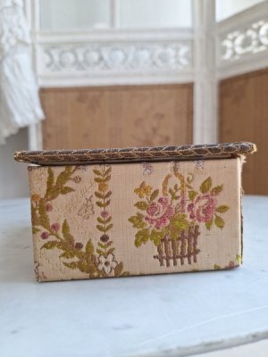 画像4: 花かご柄カルトナージュボックス