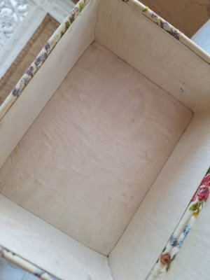 画像9: 花かご柄カルトナージュボックス