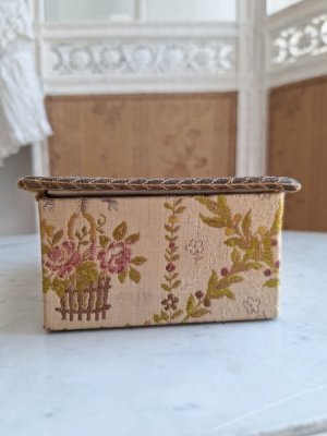 画像5: 花かご柄カルトナージュボックス