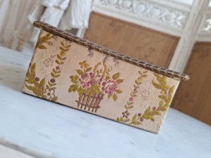 画像6: 花かご柄カルトナージュボックス