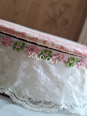 画像3: 花かご柄レース装飾ボックス