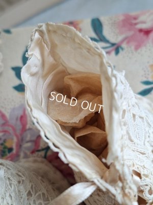 画像13: アンティークレースベビーシューズ