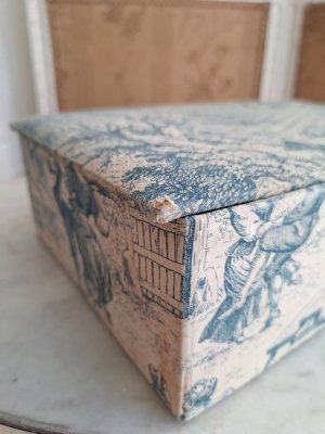 画像19: トワルドジュイ柄カルトナージュボックス