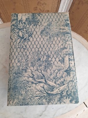 画像18: トワルドジュイ柄カルトナージュボックス