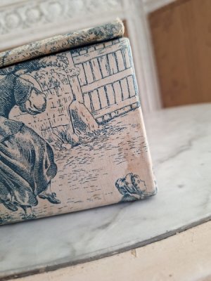 画像16: トワルドジュイ柄カルトナージュボックス