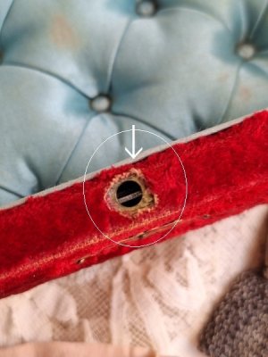 画像20: アンティーククッション付ボックス