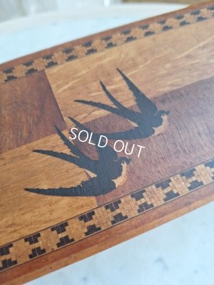 画像2: アンティークツバメ木箱