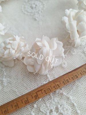 画像6: アンティーク布花冠