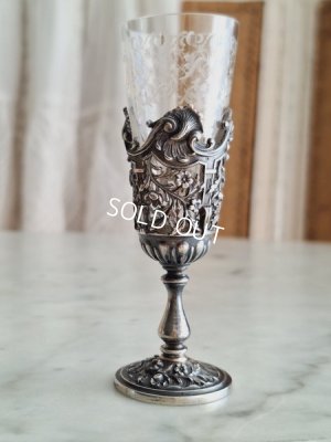 画像8: アンティークシルバーフラワーベース