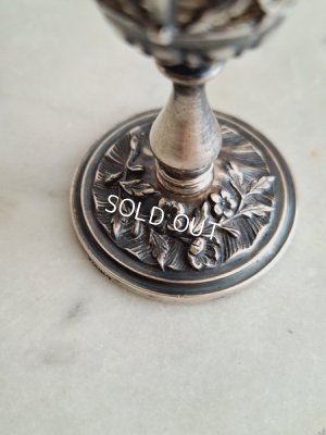 画像3: アンティークシルバーフラワーベース