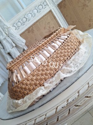 画像4: アンティークレース装飾バスケット