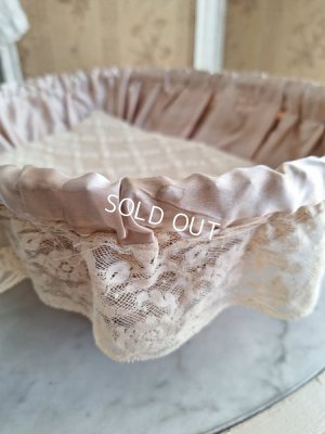 画像7: アンティークレース装飾バスケット